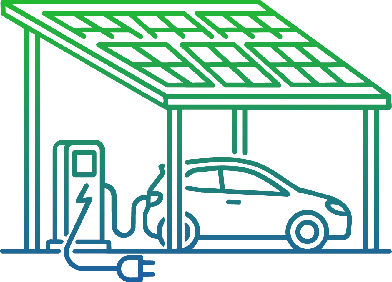Carport EV Charger Icon