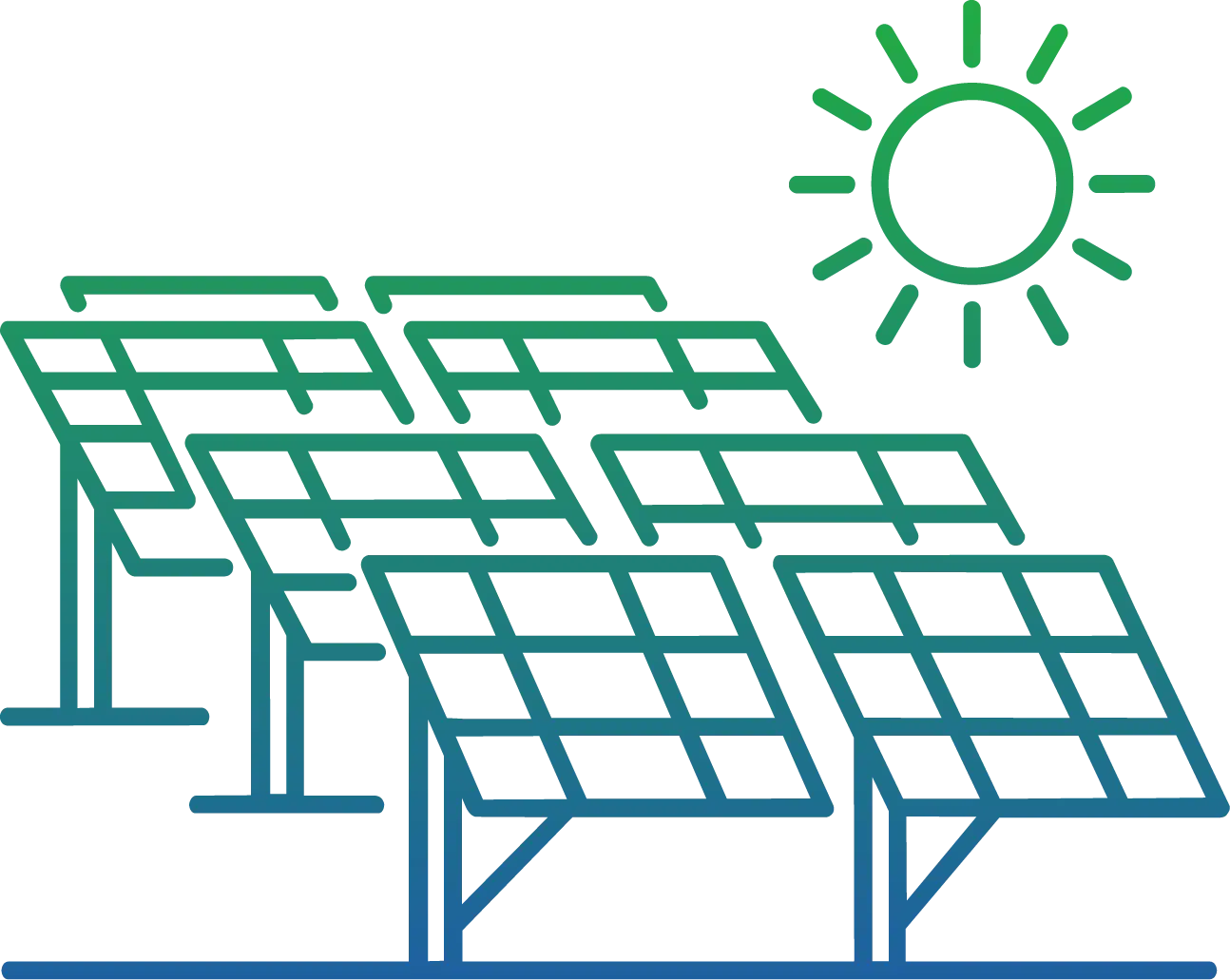 Solar Farm Icon