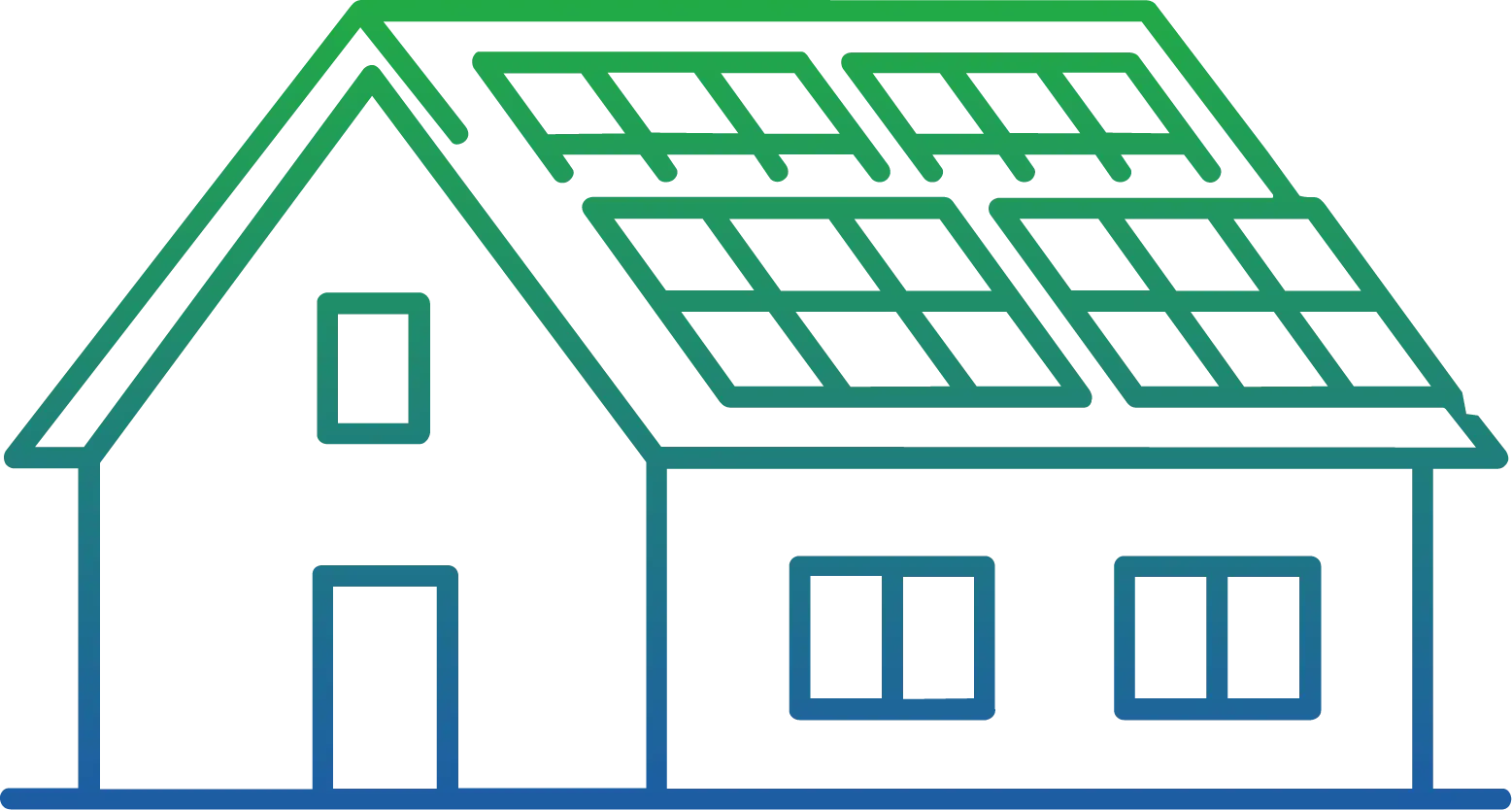 Solar Rooftop Icon